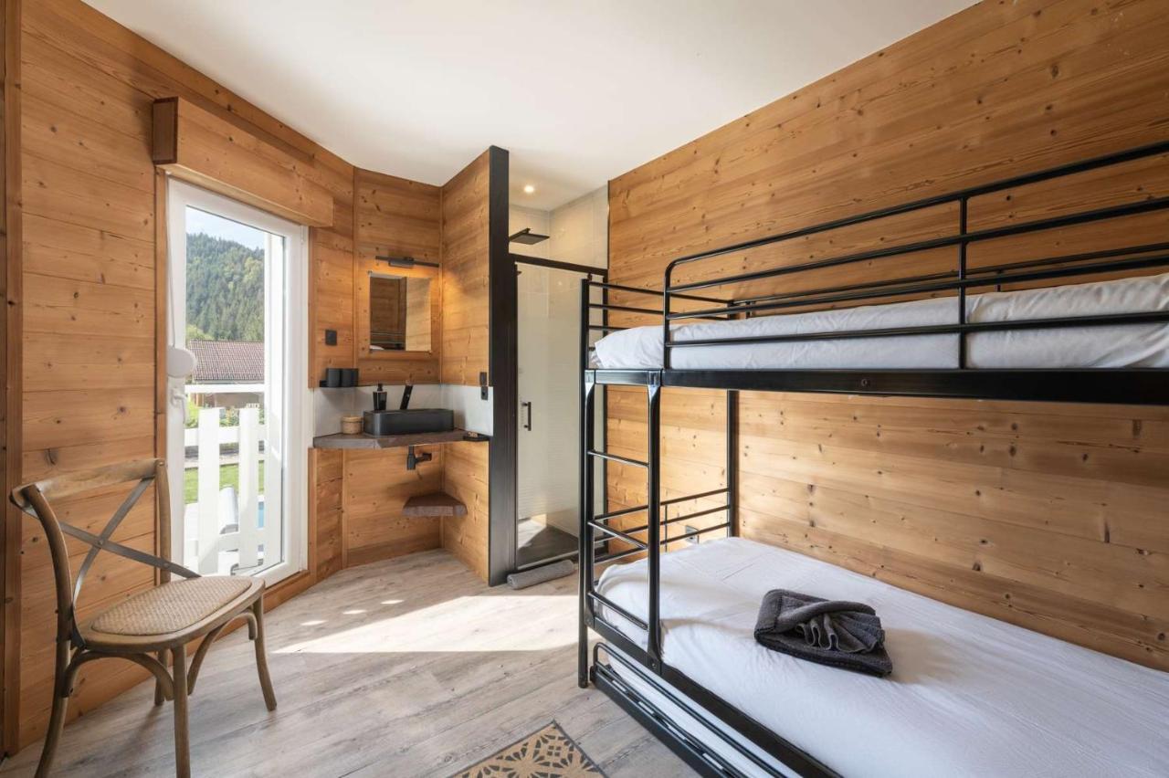 Chalet Du Bien-Etre 15P. Piscine,Spa, Hammam,Petanque,Basket Жерарме Экстерьер фото