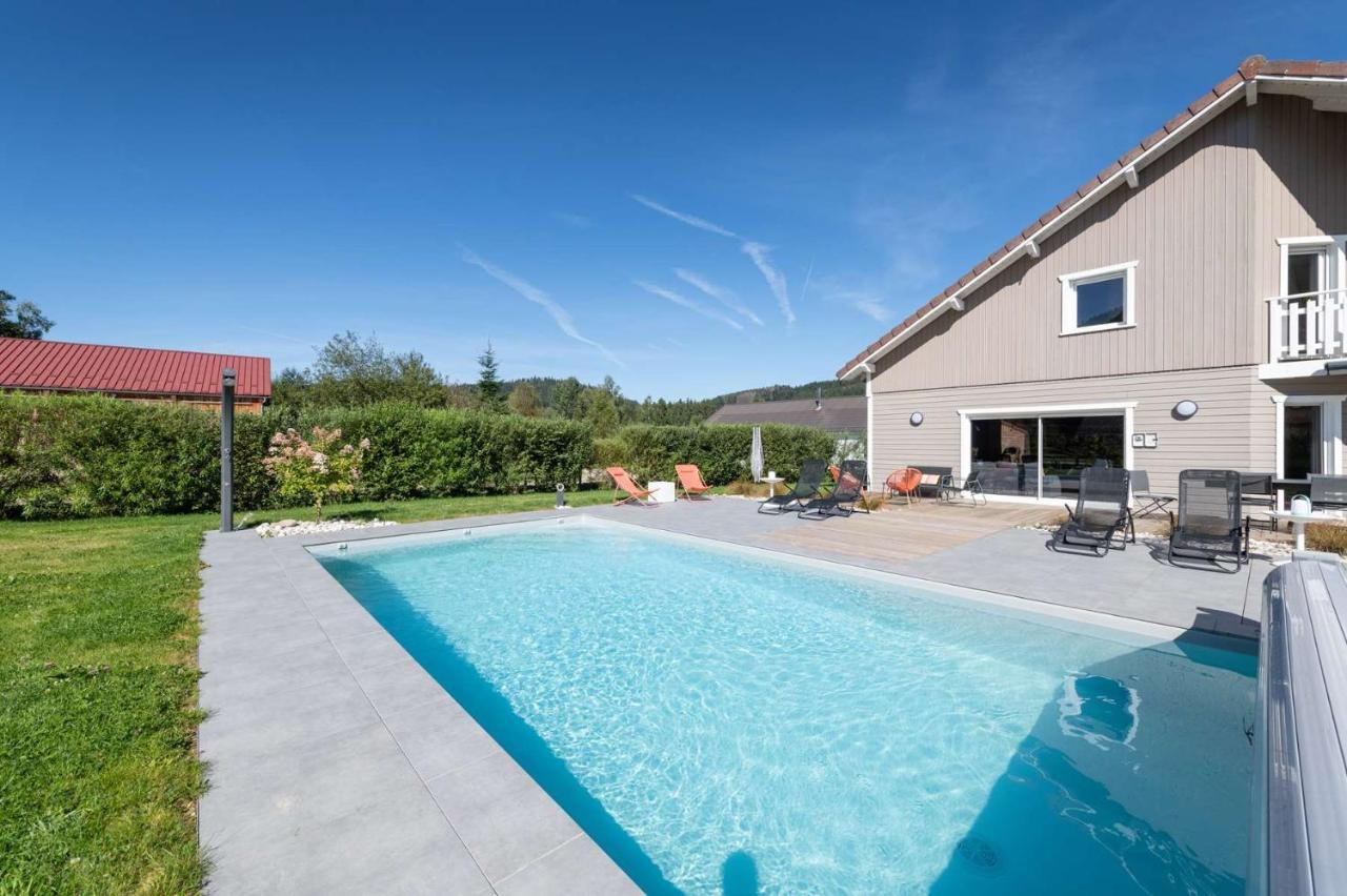 Chalet Du Bien-Etre 15P. Piscine,Spa, Hammam,Petanque,Basket Жерарме Экстерьер фото