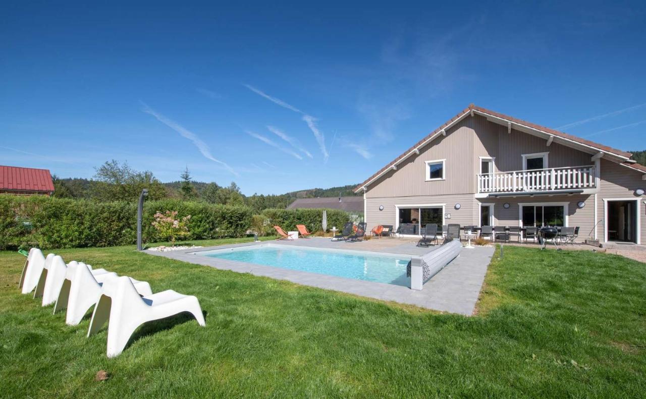 Chalet Du Bien-Etre 15P. Piscine,Spa, Hammam,Petanque,Basket Жерарме Экстерьер фото